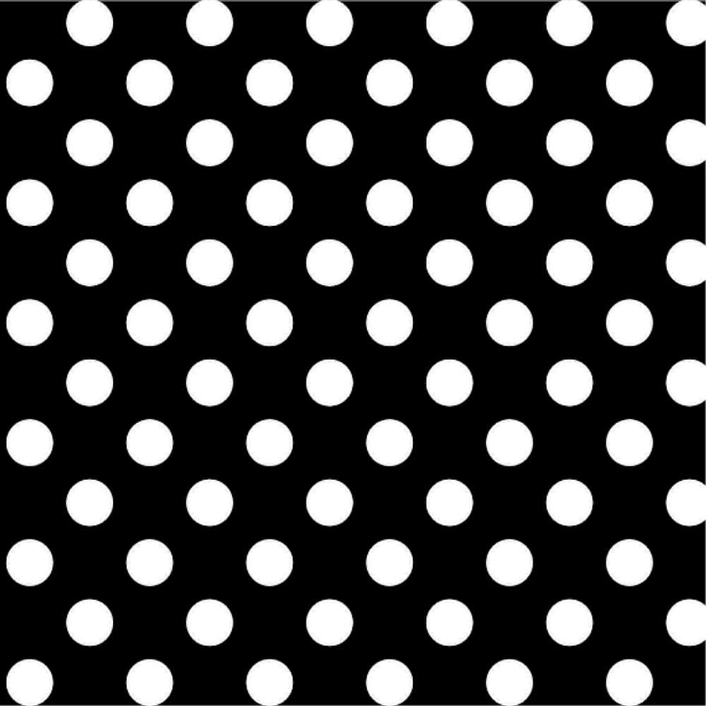 TOALHA TNT ESTAMPADA PRETO BOLA BRANCA 2,18 X 1,38 m