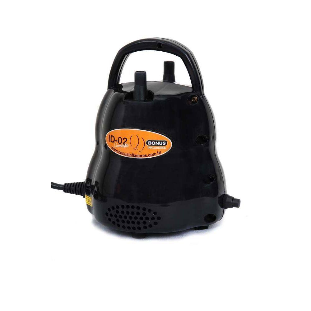 INFLADOR DE BALÕES ID02 Domestic Preto 110Volts