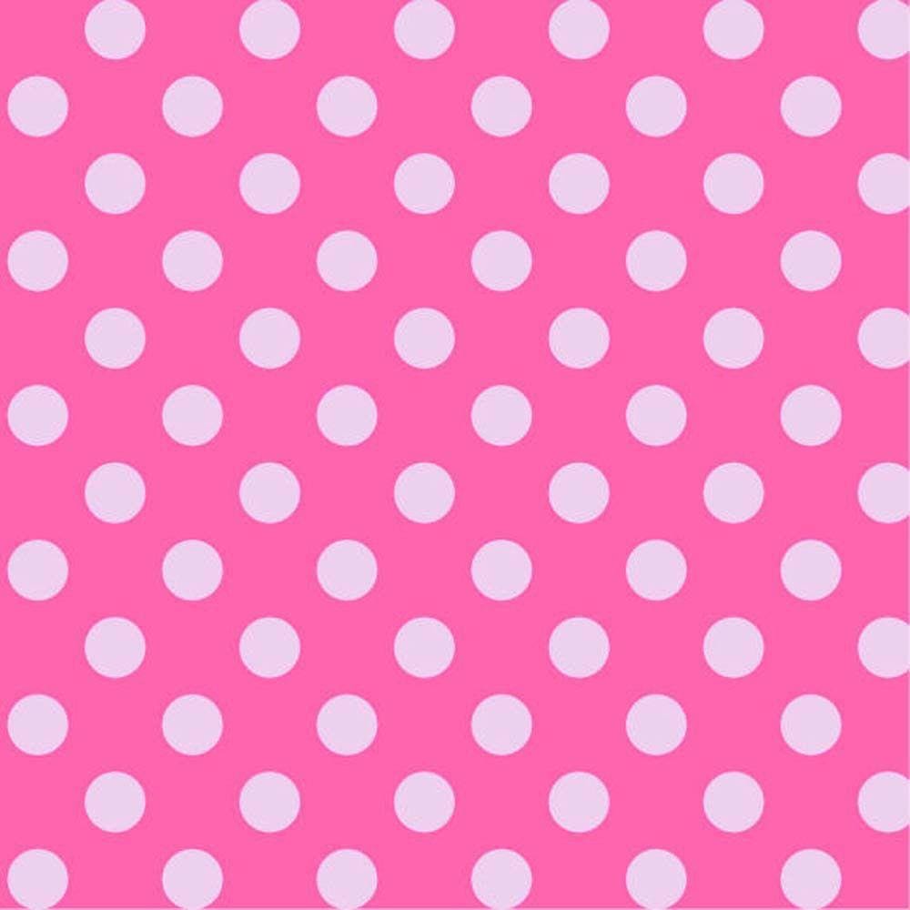 TOALHA TNT ESTAMPADA ROSA BOLA BRANCO 0,68 X 0,68 m C/ 5 PEÇAS
