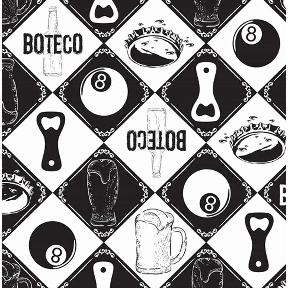 TOALHA TNT ESTAMPADA BOTECO 2,18 X 1,38 m