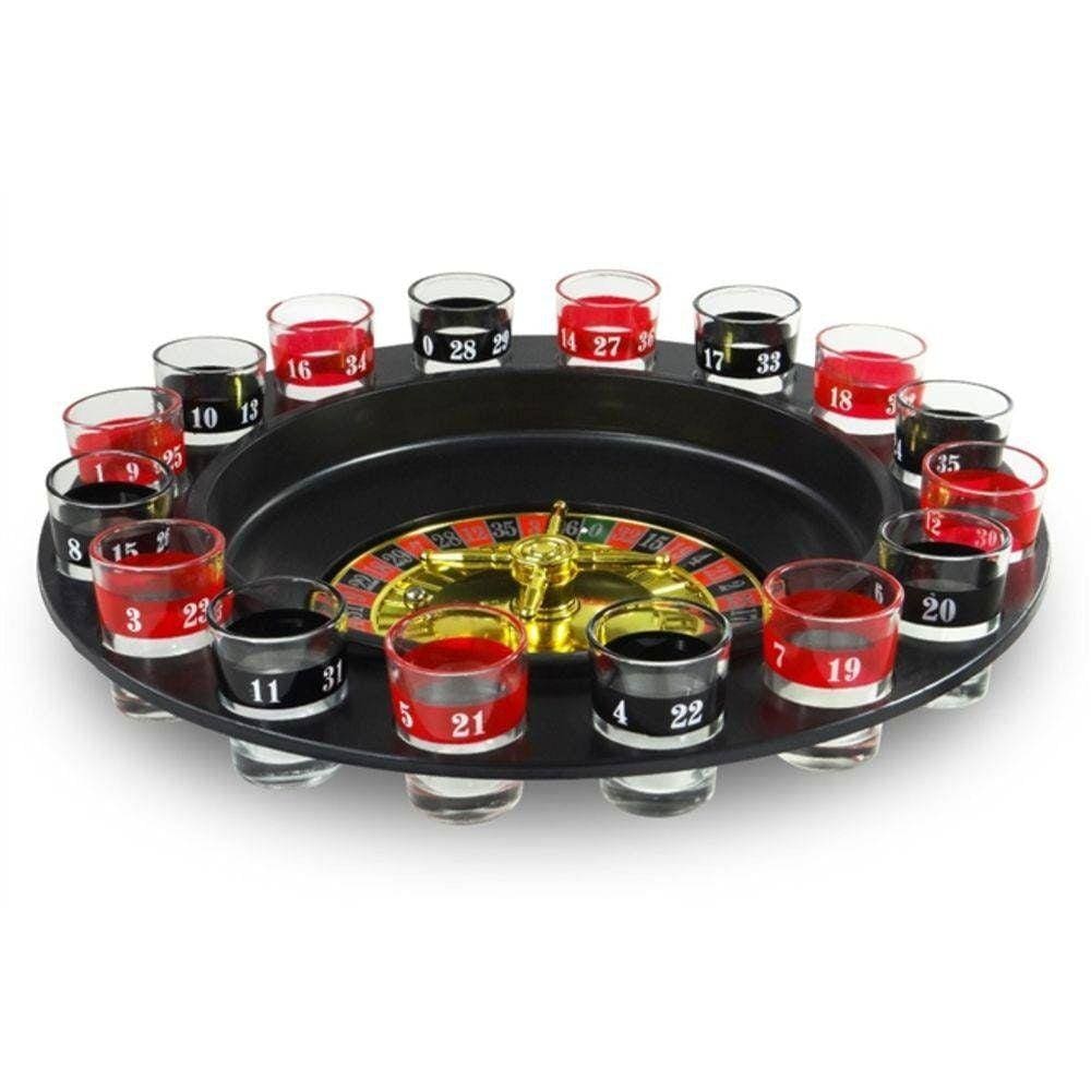 Jogo De Cassino Roleta Shot Drink 16 Copos
