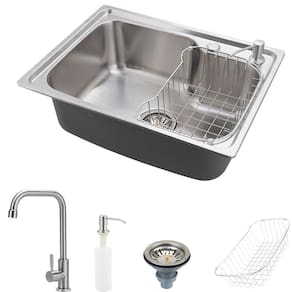 Cuba Para Cozinha Pia Com Acessórios Matis E Torneira Gourmet Tinguá Pingoo.casa