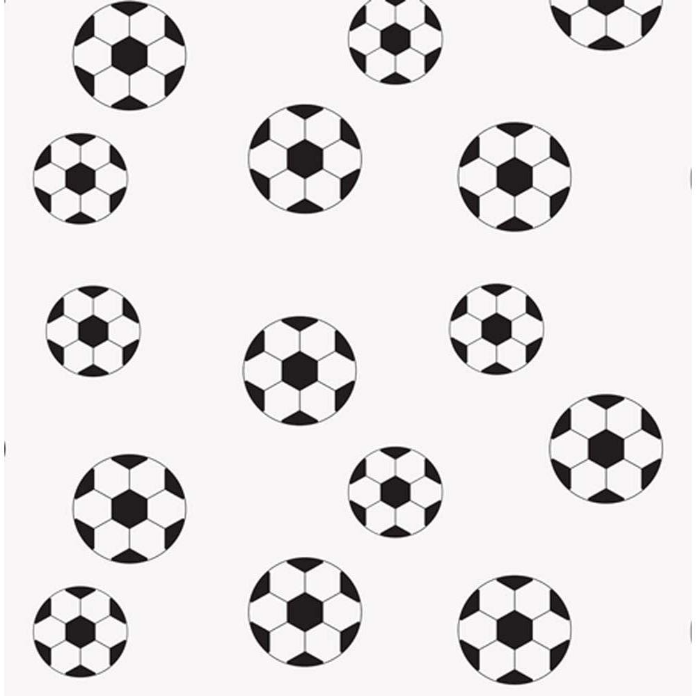 TOALHA TNT ESTAMPADA BOLA FUTEBOL PRETO 2,18 X 1,38 m