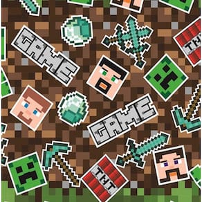 TOALHA TNT ESTAMPADA GAMES 0,68 X 0,68 m C/ 5 PEÇAS