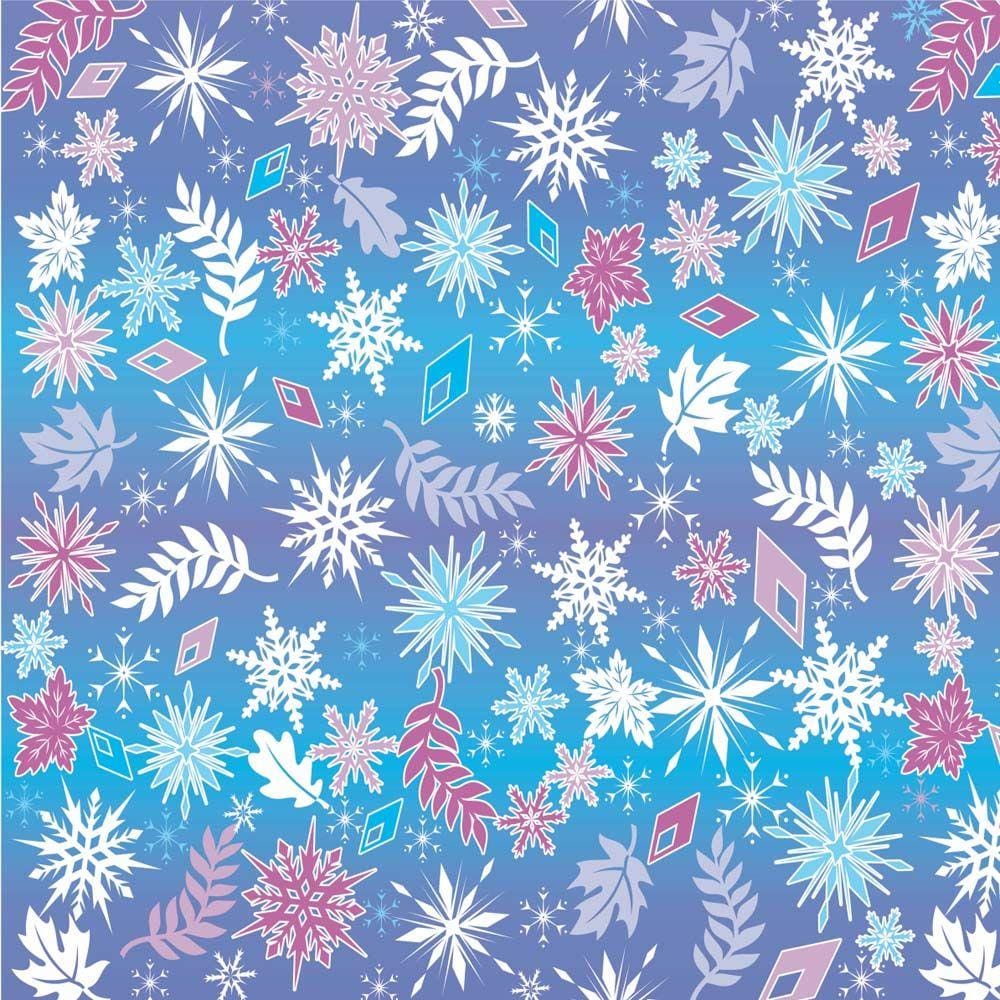 TOALHA TNT ESTAMPADA FLOCOS DE NEVE 0,68 X 0,68 m C/ 5 PEÇAS