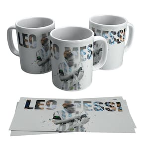 Caneca Leo Messi Jogador Argentino Do Barcelona