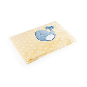 Manta Amarelo Baleia - Baby Pil