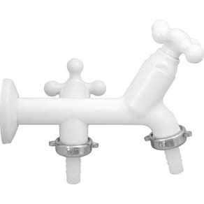 Torneira p/ Máquina de Lavar 1130982 Maruja 1/2 e 3/4 SM Branca - Viqua