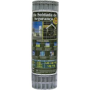 Tela Segurança Soldada Morlan 150 x 50mm Fio 2,30mm 1,00 x 25m