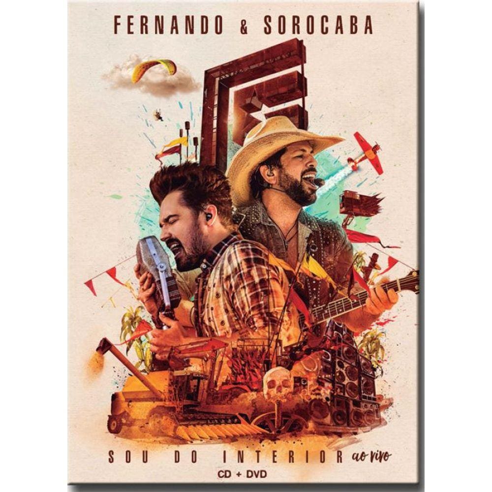 Dvd Fernando & Sorocaba - Sou do Interior (kit Dvd-cd)