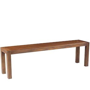 Banco Decorativo Para Varanda 120cm Madeira Maciça Escovado