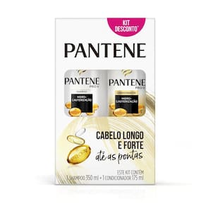 Kit Pantene Hidro-Cauterização Shampoo 350ml + Condicionador 175ml