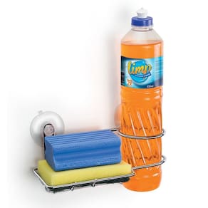 Porta Detergente Bucha de Parede Arthi 1153 - com Ventosa