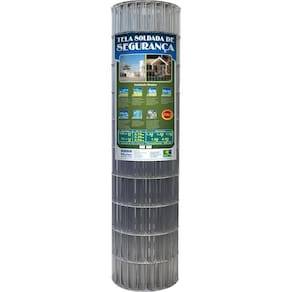 Tela Segurança Soldada Morlan 150 x 50mm Fio 2,50mm 1,00 x 25m
