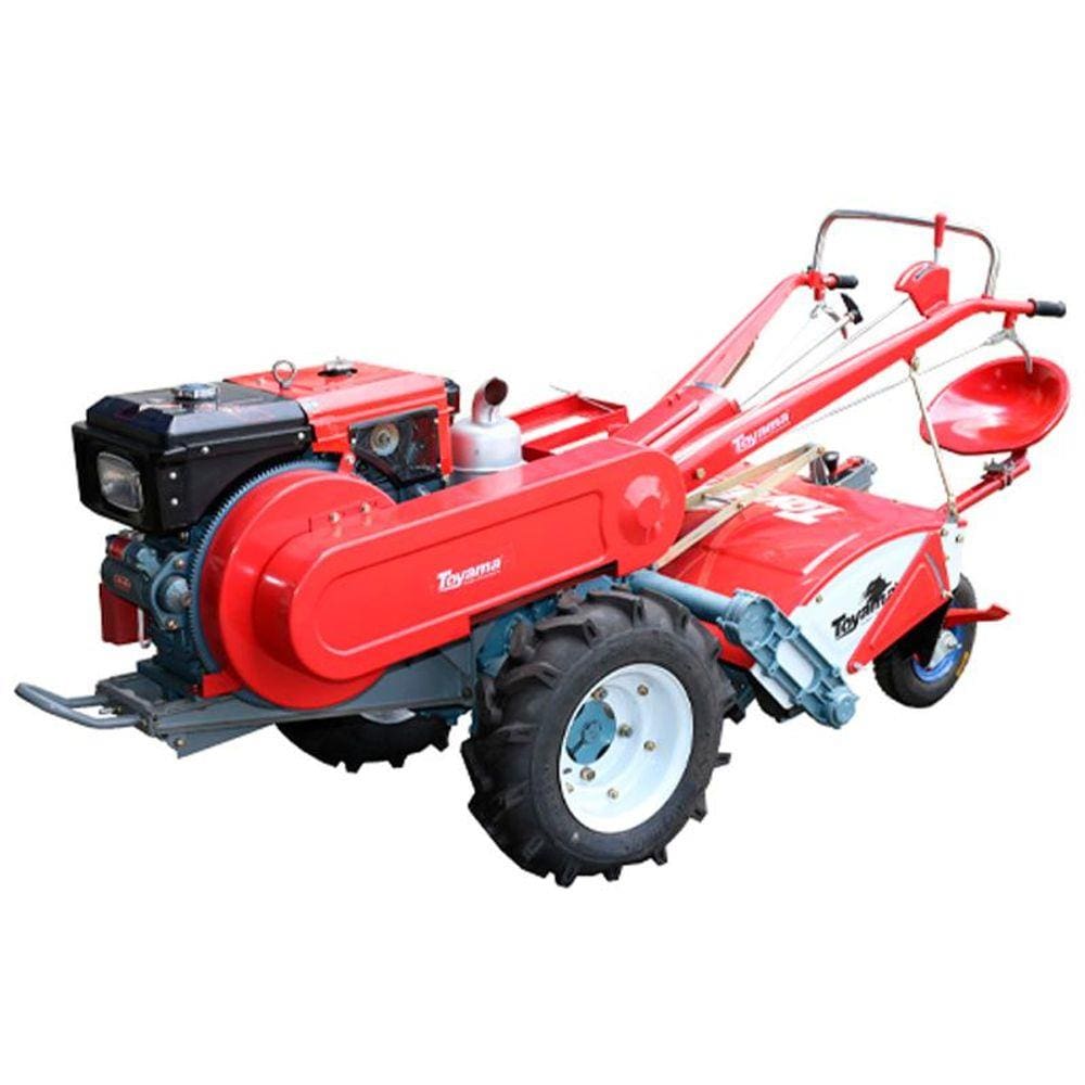Micro Trator Motocultivador à Diesel 16,5 HP Partida Elétrica TDWT80E TOYAMA