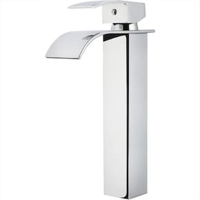 Torneira Para Banheiro Cascata Misturador Monocomando Alta Paraná Pingoo.casa - Prata
