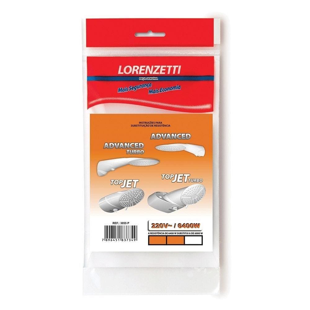 Resistência para Chuveiro Lorenzetti Advanced 4 Temperaturas