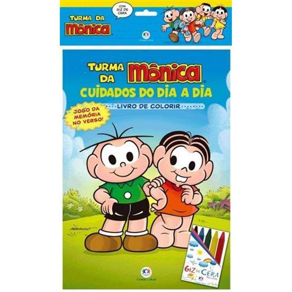 Livro - Turma Da Mônica - Com Giz De Cera