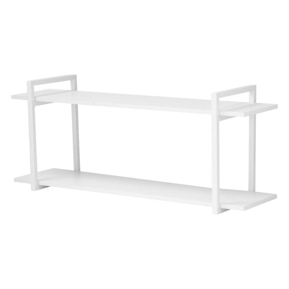 Nicho Banheiro Branco com Prateleiras Branco 120cm