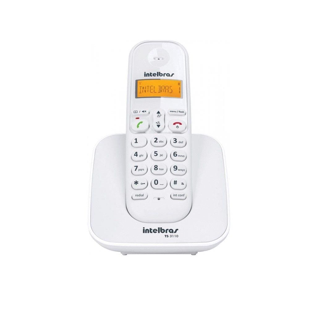 Telefone Sem Fio Intelbras Ts 3110 Branco C/Identificador Tho 4123010
