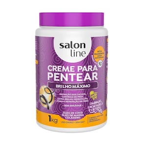 Creme para Pentear Salon Line Redutor de Volume Brilho Máximo 1Kg