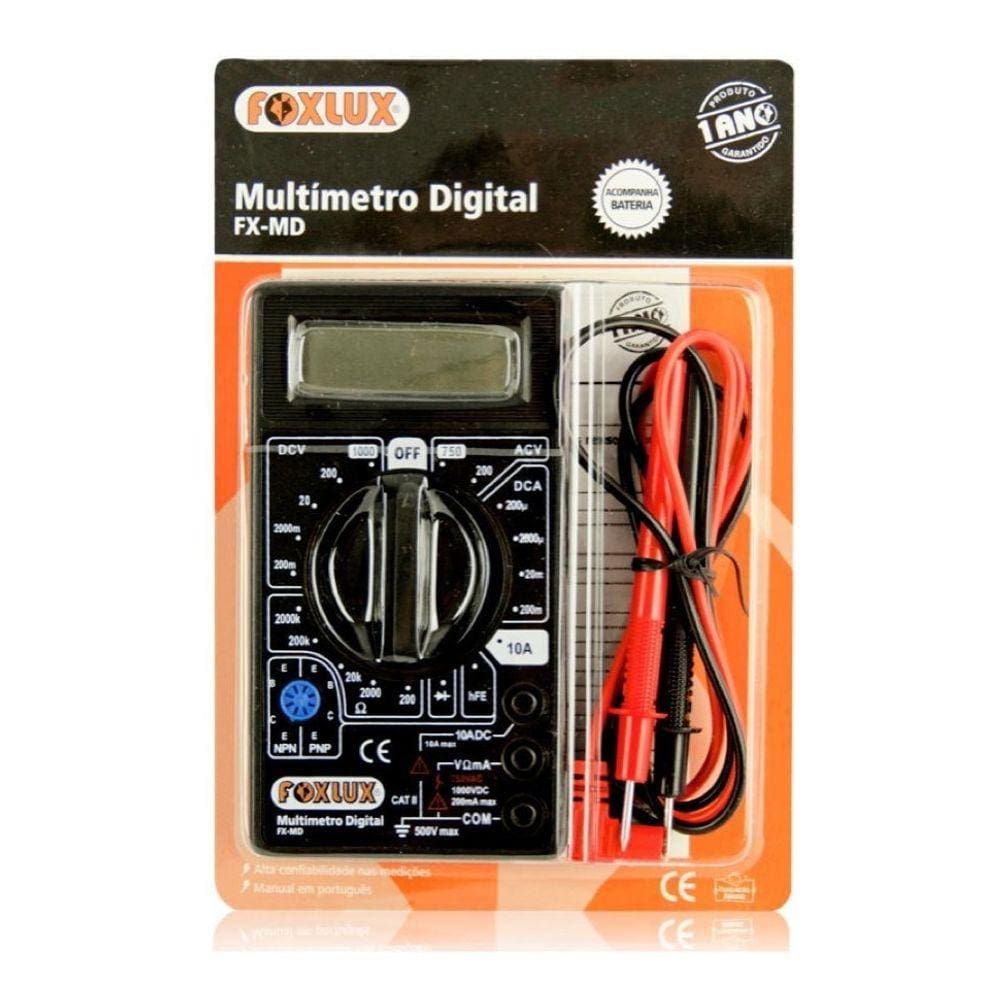 Multimetro Digital Foxlux Md