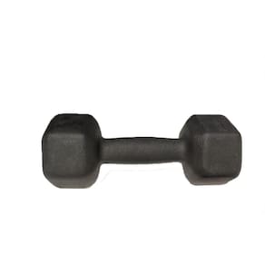 Par De Halter Dumbell Sextavado Revestido 8kg Preto