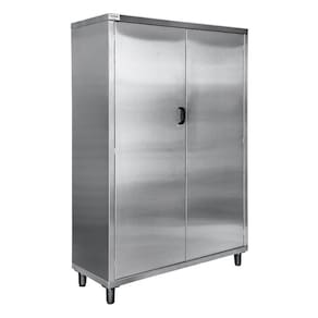 Armário Vertical de Materiais de Limpeza Aço Inox Atual Inox