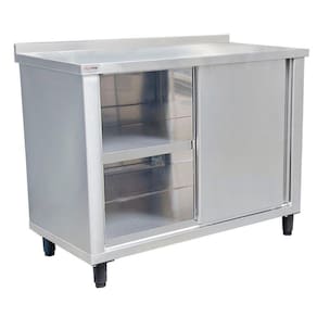 Armário Horizontal em Aço Inox 430 1,5 Metros Atual Inox