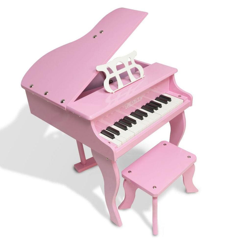 Ideiaria  Piano Infantil 30 Teclas Preto - Shiny Toys