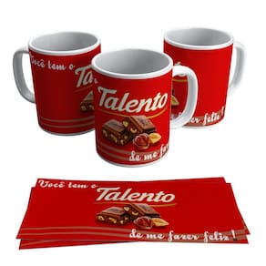Caneca Namorados Presente Chocolate Talento Páscoa Casal