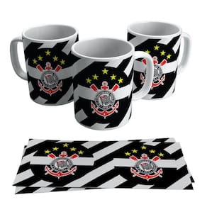 Caneca Corinthians Logo Timão Escudo Brasão Futebol