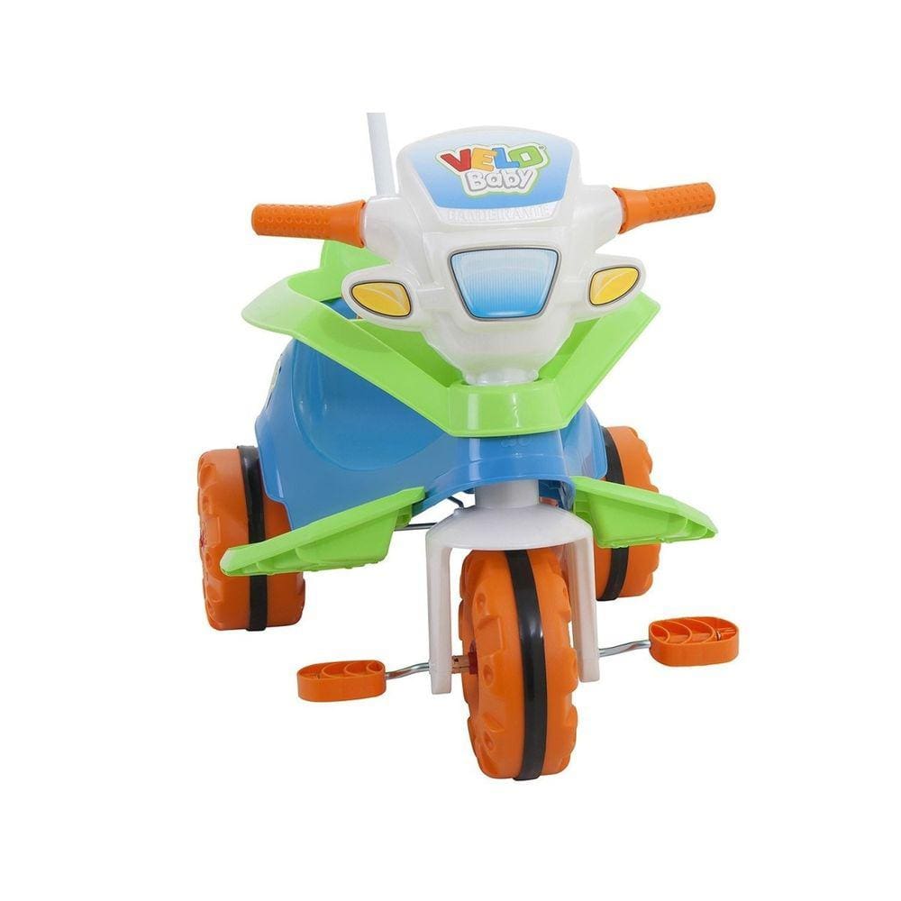 Triciclo Infantil - Passeio e Pedal - Velobaby G2 - Azul - Bandeirante