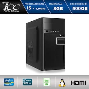 Computador Desktop Icc IV2581S Intel Core I5 3,20ghz 8gb HD 500gb