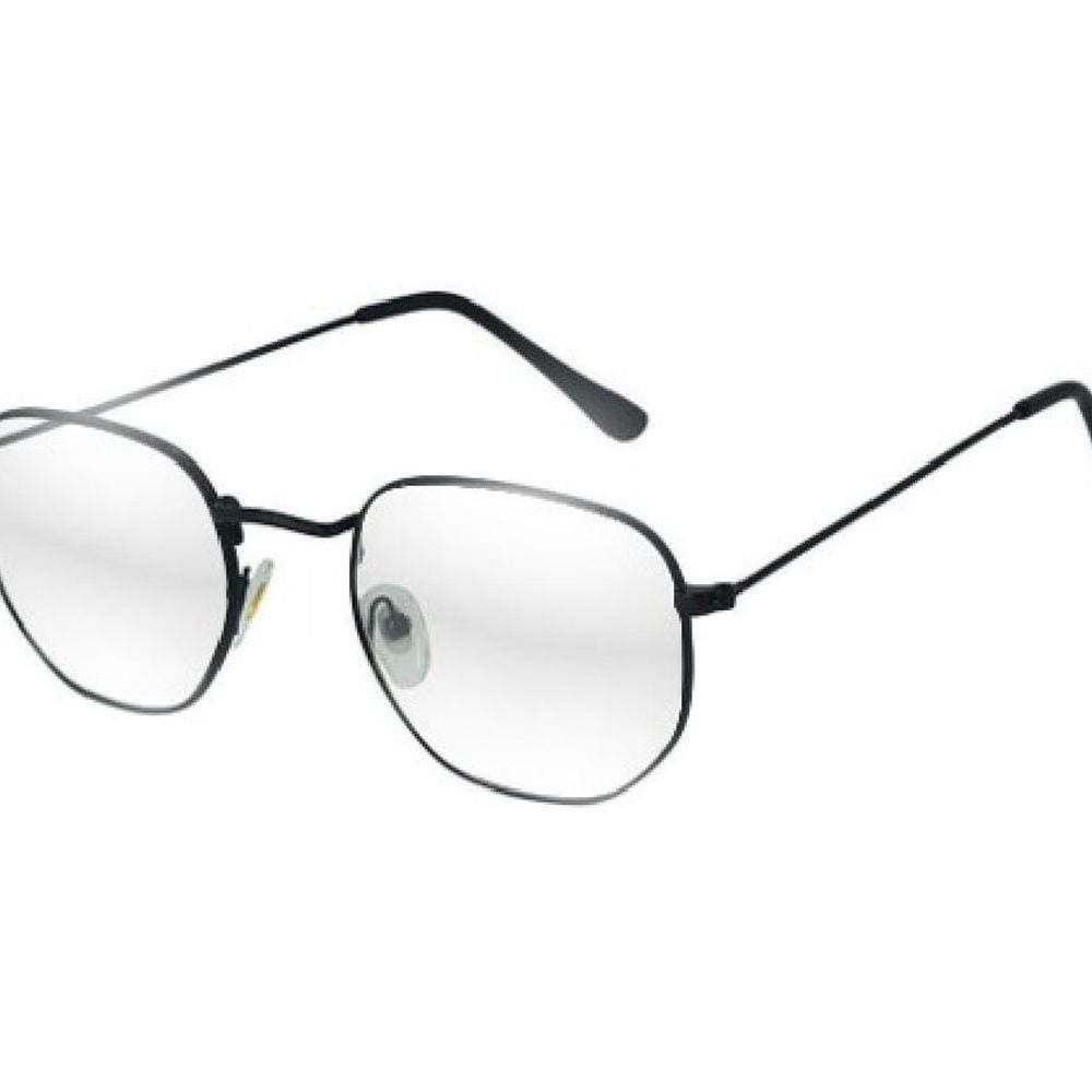Óculos Hexagonal Para Grau Feminino Masculino Vintage Retro