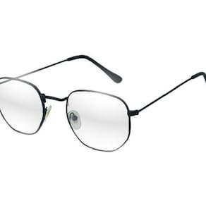 Óculos Hexagonal Para Grau Feminino Masculino Vintage Retro