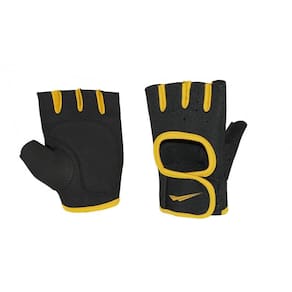 Luva Para Academia Ahead Sports Ngga Amarela G
