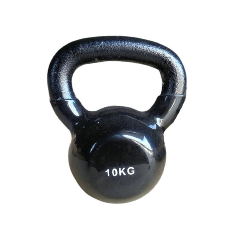 Haltere Kettlebell em ferro fundido 10kg - Preto