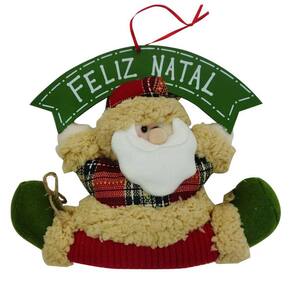 Enfeite de Porta Papai Noel Feliz Natal NIazitex