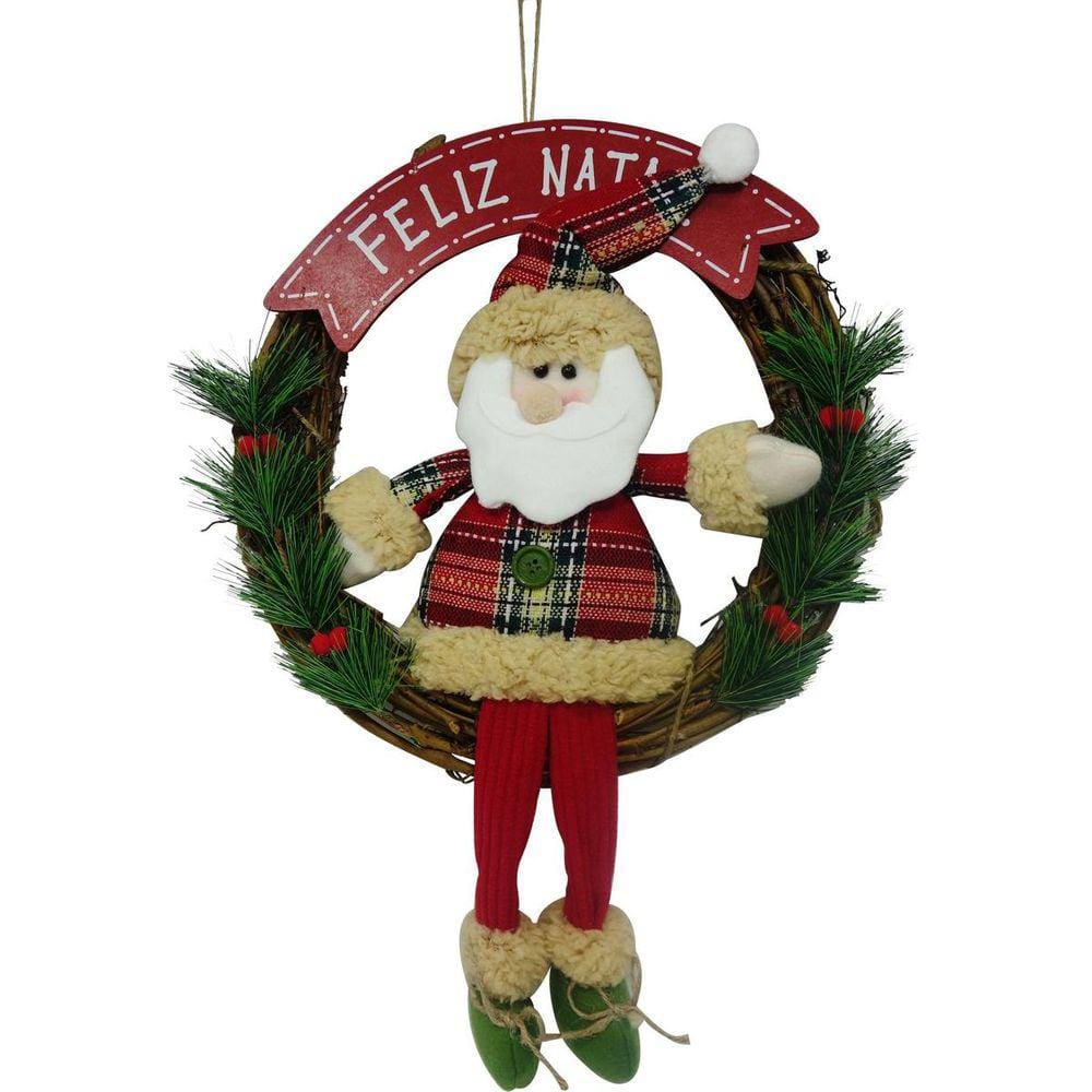 Guirlanda Papai Noel Feliz Natal Quebec Niazitex
