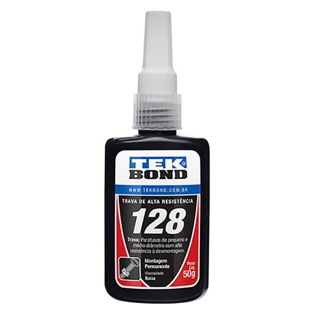 Cola Trava Parafusos 128 Alta Resistência 50 GR 10171004300 TEKBOND