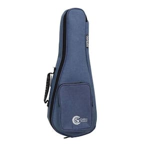 Capa para Ukulele Soprano Custom Sound Confort DARK BLUE UKS Azul Escuro