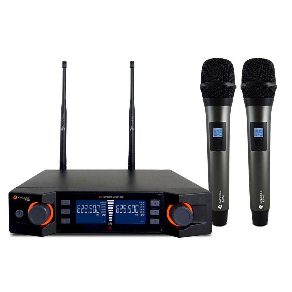 Microfone Kadosh Sem Fio Kdsw-492M Uhf