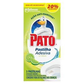 Detergente Sanitário Pato Pastilha Adesiva Citrus
