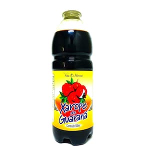 Xarope de Guaraná 500ml sem álcool e glúten, o