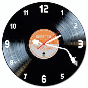 Relógio de Parede  DISCO DE VINIL- Laranja