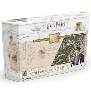 Puzzle 500 Pçs Panorama Harry Potter Brilha No Escuro - Grow