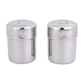 Porta Tempero em Aço Inox com 2 Peças - A/CASA