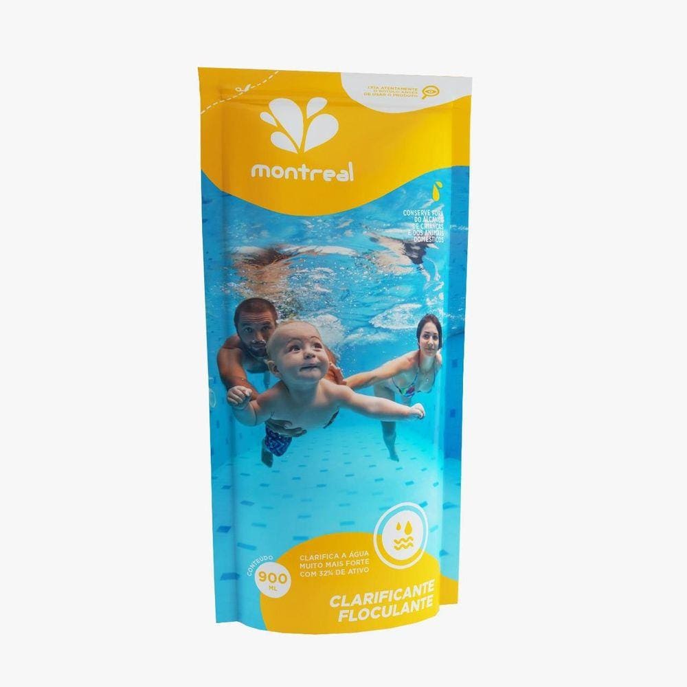 Refil Clarificante Floculante Para Piscinas 900Ml - Montreal