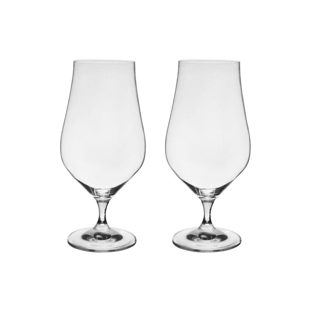 Jogo com 2 Taças de Cristal Para Cerveja 540 ml Linha Tulipa Bohemia